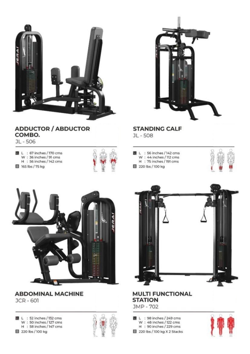 ADDUCTOR / ABDUCTOR COMBO.
