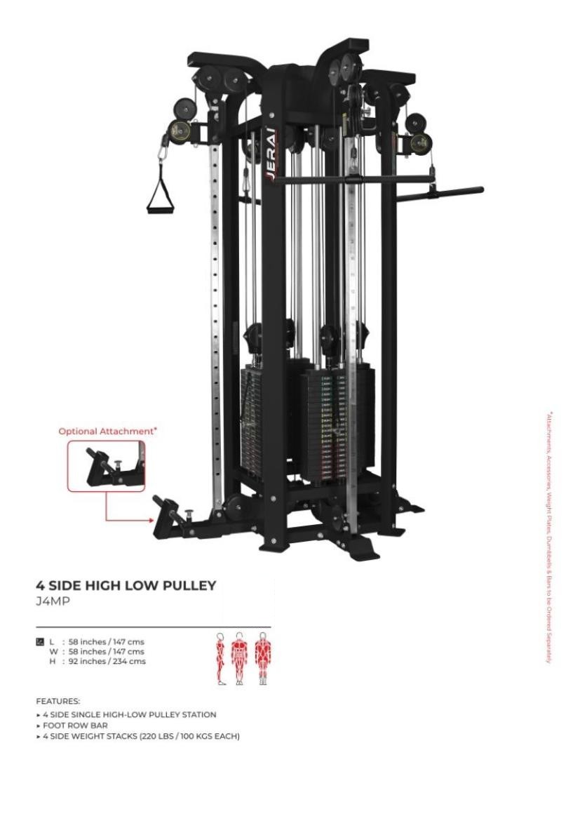 4 SIDE HIGH LOW PULLEY